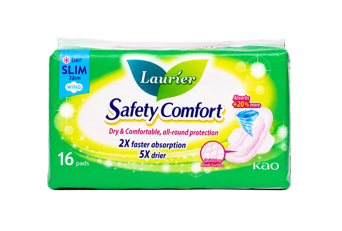 Safety Comfort Slim Wing 22 cm (3 drops), 16 un