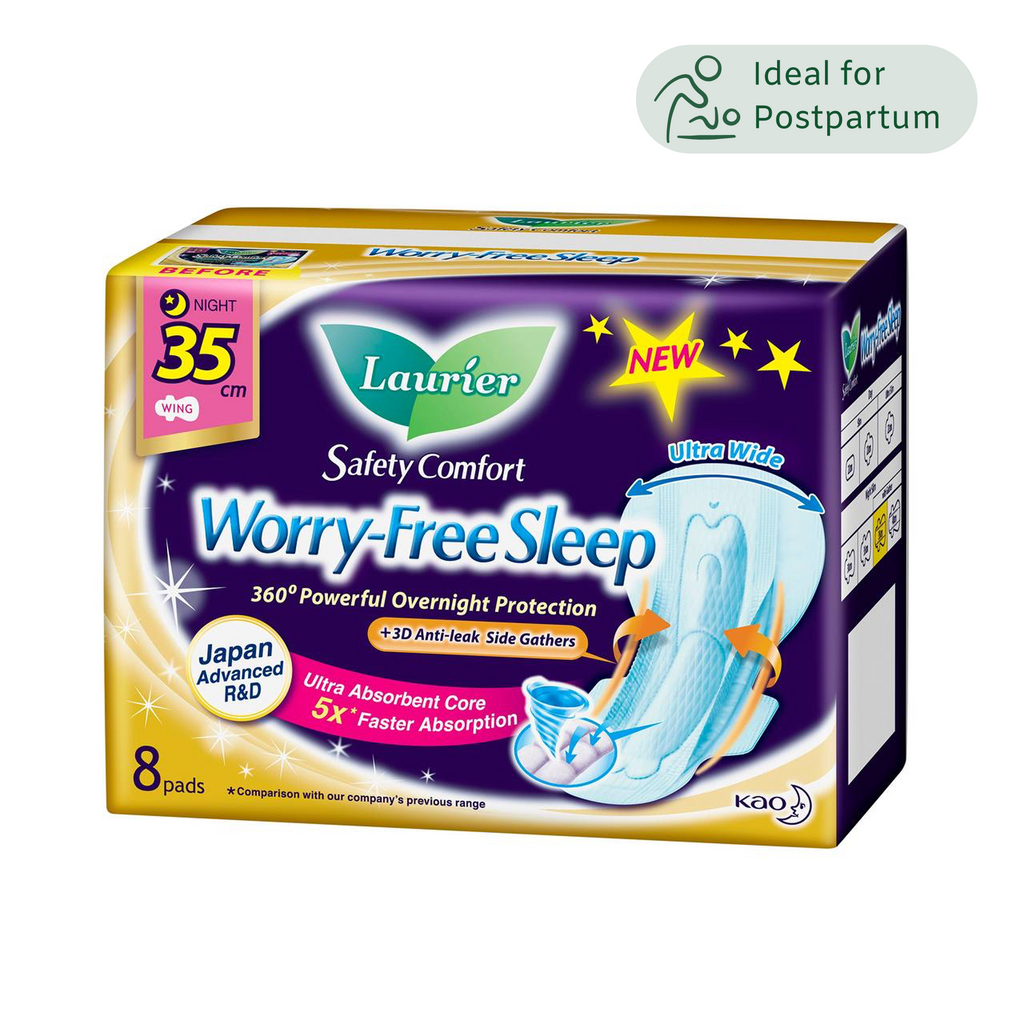 Worry-free sleep Gathers 35cm (5 drops), 8 pcs