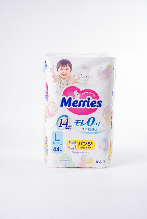 Merries Pants L (9–14 kg), 44 pcs