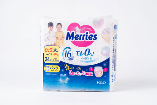 Merries Pants XXL (15–28 kg), 24 pcs